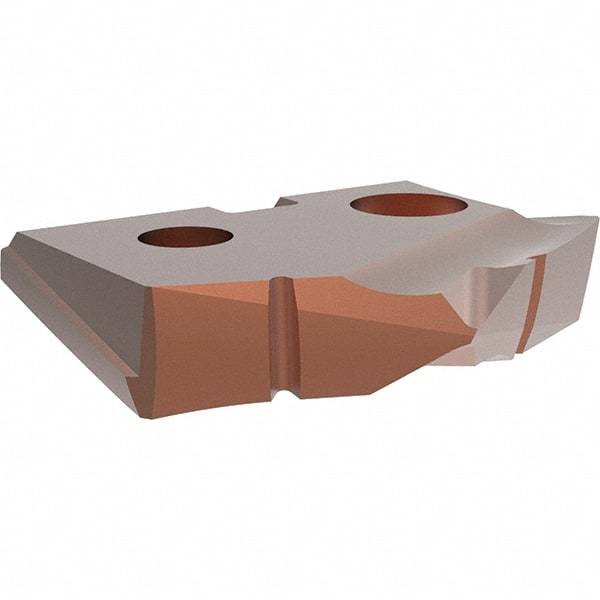 Allied Machine and Engineering - 20.35mm Diam x 5/32" Thick, Seat Code 1, 132° Included Angle Spade Drill Insert - AM200 Coated, Cobalt, Grade Super Cobalt, Series GEN2 T-A - Americas Industrial Supply