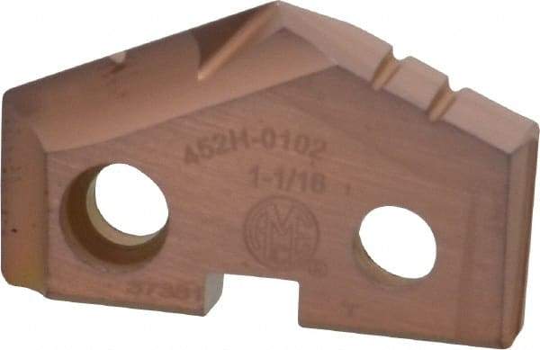 Allied Machine and Engineering - 1-1/16" Diam x 3/16" Thick, Seat Code 2, 132° Included Angle Spade Drill Insert - AM200 Coated, Cobalt, Grade Super Cobalt, Series GEN2 T-A - Americas Industrial Supply