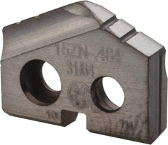 Allied Machine and Engineering - 31/64" Diam x 3/32" Thick, Seat Code Z, 132° Included Angle Spade Drill Insert - TiCN Coated, Cobalt, Series T-A - Americas Industrial Supply