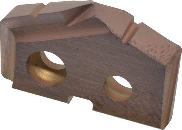 Allied Machine and Engineering - 21/32" Diam x 1/8" Thick, Seat Code 0, 132° Included Angle Spade Drill Insert - AM200 Coated, Cobalt, Series GEN2 T-A - Americas Industrial Supply