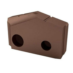 Allied Machine and Engineering - 18.5mm Diam x 5/32" Thick, Seat Code 1, 132° Included Angle Spade Drill Insert - AM200 Coated, Cobalt, Grade Super Cobalt, Series GEN2 T-A - Americas Industrial Supply