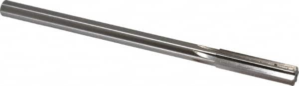 Alvord Polk - 0.4921" Cobalt 6 Flute Chucking Reamer - Straight Flute, 0.4355" Straight Shank, 2" Flute Length, 8" OAL - Americas Industrial Supply