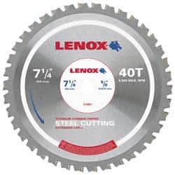 Lenox - 14" Diam, 1" Arbor Hole Diam, 90 Tooth Wet & Dry Cut Saw Blade - Titanium Carbide-Tipped, General Purpose Action, Standard Round Arbor - Americas Industrial Supply