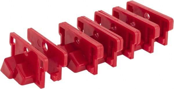 NMC - 9/16 Wide x 3/8" Thick, Single Pole Circuit Breaker Lockout - 1 Circuit - Americas Industrial Supply