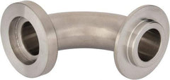 VNE - 1", E-Line Style, Sanitary Stainless Steel Pipe 90° Elbow - Male x Female Connection, Grade 304 - Americas Industrial Supply