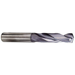 Kennametal - 7mm 132° Spiral Flute Solid Carbide Taper Length Drill Bit - Americas Industrial Supply