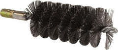 Value Collection - 2" Diam Helical Steel Tube Brush - 0.012" Filament Diam, 4-1/4" Brush Length, 7-1/2" OAL, 1/2-12 Male Shank - Americas Industrial Supply