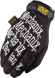 Mechanix Wear - Size S (8) Synthetic Leather General Protection Work Gloves - For Mechanic's & Lifting, Uncoated, Hook & Loop Cuff, Full Fingered, Black, Paired - Americas Industrial Supply