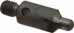 Made in USA - 2-1/2" OAL, 3/8" Head Diam, 2 Flute, 100° Incl Angle, Integral Pilot, Adjustable Stop Countersink - Americas Industrial Supply