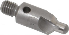 Made in USA - 2-1/2" OAL, 3/8" Head Diam, 3 Flute, 100° Incl Angle, Integral Pilot, Adjustable Stop Countersink - Americas Industrial Supply