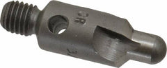 Made in USA - 2-1/2" OAL, 3/8" Head Diam, 3 Flute, 100° Incl Angle, Integral Pilot, Adjustable Stop Countersink - Americas Industrial Supply