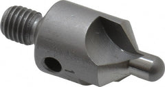 Made in USA - 2-1/2" OAL, 1/2" Head Diam, 3 Flute, 100° Incl Angle, Integral Pilot, Adjustable Stop Countersink - Americas Industrial Supply