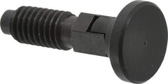 Gibraltar - 3/8-16, 1/4" Max Plunger Diam, 0.25 Lb Init to 2 Lb Final End Force, Locking Knob Handle Plunger - Delrin Knob, 0.94" Body Length, 3/4" Length Under Head/Shoulder, 0.18" Plunger Projection - Americas Industrial Supply