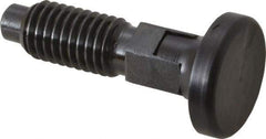 Gibraltar - 1/2-13, 0.31" Max Plunger Diam, 0.5 Lb Init to 1.75 Lb Final End Force, Locking Knob Handle Plunger - Delrin Knob, 1-1/4" Body Length, 1" Length Under Head/Shoulder, 1/4" Plunger Projection - Americas Industrial Supply