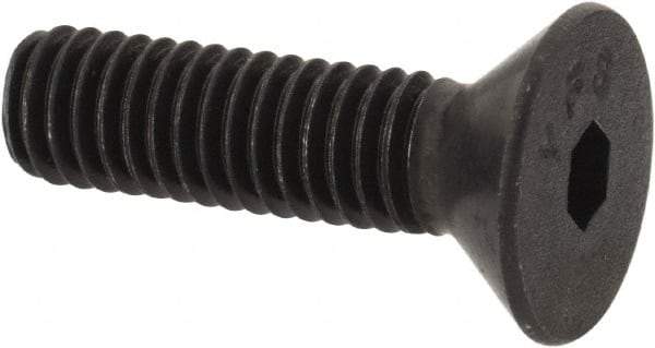 Value Collection - #8-36 UNF Hex Socket Drive, 82° Flat Screw - Alloy Steel, Black Oxide Finish, Fully Threaded, 5/8" OAL - Americas Industrial Supply