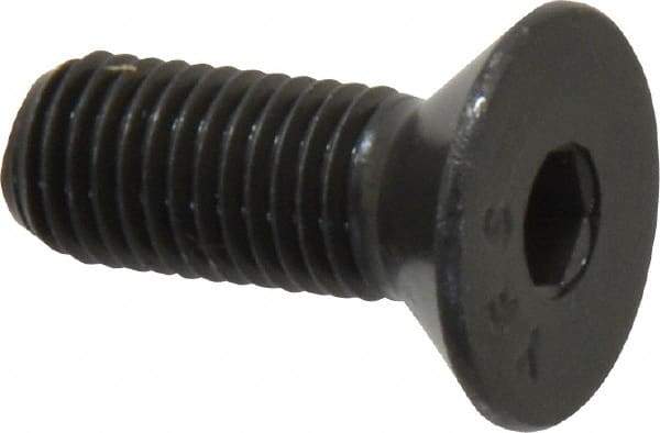 Value Collection - 5/16-24 UNF Hex Socket Drive, 82° Flat Screw - Alloy Steel, Black Oxide Finish, Fully Threaded, 7/8" OAL - Americas Industrial Supply