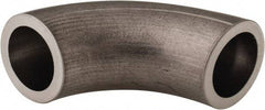 VNE - 1/2", Unpolished Style, Sanitary Stainless Steel Pipe 90° Elbow - Butt Weld x Butt Weld Connection, Grade 316L - Americas Industrial Supply