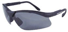 DeWALT - Smoke Lenses, Framed Polarized Glasses - Anti-Fog, Scratch Resistant, Black Plastic Frame, Adjustable Temples, Size Universal, Wrap Around - Americas Industrial Supply