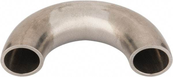 VNE - 3/4", Unpolished Style, Sanitary Stainless Steel Pipe 180° U Bend - Butt Weld x Butt Weld Connection, Grade 316L - Americas Industrial Supply
