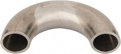 VNE - 3/4", Unpolished Style, Sanitary Stainless Steel Pipe 180° U Bend - Butt Weld x Butt Weld Connection, Grade 316L - Americas Industrial Supply