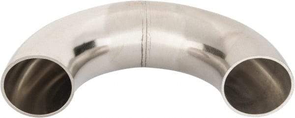 VNE - 1-1/2", Unpolished Style, Sanitary Stainless Steel Pipe 180° U Bend - Butt Weld x Butt Weld Connection, Grade 316L - Americas Industrial Supply