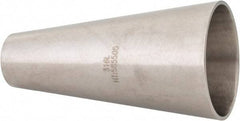 VNE - 2 x 1", Unpolished Style, Sanitary Stainless Steel Pipe Concentric Reducer - Butt Weld x Butt Weld Connection, Grade 316L - Americas Industrial Supply