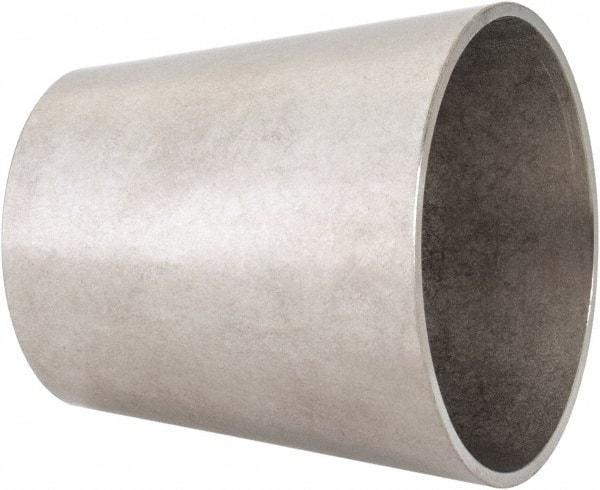 VNE - 2 x 1-1/2", Unpolished Style, Sanitary Stainless Steel Pipe Concentric Reducer - Butt Weld x Butt Weld Connection, Grade 316L - Americas Industrial Supply