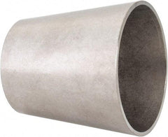 VNE - 2 x 1-1/2", Unpolished Style, Sanitary Stainless Steel Pipe Concentric Reducer - Butt Weld x Butt Weld Connection, Grade 316L - Americas Industrial Supply