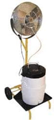 TPI - 18" Fan, 5,750 CFM, 1/8 hp Misting Cooler - 1 Speed, 1 Phase, 120 Volts, 2.2 Amps - Americas Industrial Supply