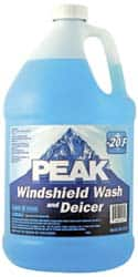 Peak - Water-Based Solution Windshield Washer Fluid - 1 Gal Bottle - Americas Industrial Supply