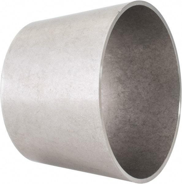 VNE - 3 x 2-1/2", Unpolished Style, Sanitary Stainless Steel Pipe Concentric Reducer - Butt Weld x Butt Weld Connection, Grade 316L - Americas Industrial Supply