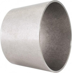 VNE - 3 x 2-1/2", Unpolished Style, Sanitary Stainless Steel Pipe Concentric Reducer - Butt Weld x Butt Weld Connection, Grade 316L - Americas Industrial Supply