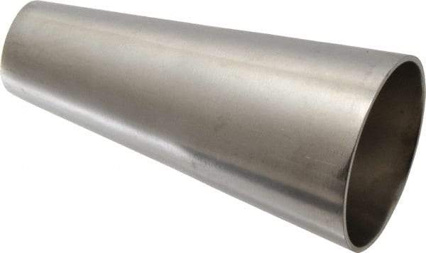 VNE - 2 x 1", Unpolished Style, Sanitary Stainless Steel Pipe Concentric Reducer - Butt Weld x Butt Weld Connection, Grade 304 - Americas Industrial Supply