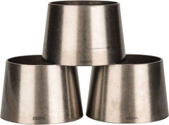 VNE - 3 x 2-1/2", Unpolished Style, Sanitary Stainless Steel Pipe Concentric Reducer - Butt Weld x Butt Weld Connection, Grade 304 - Americas Industrial Supply