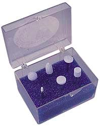 Grier Abrasives - 6 Piece Ceramic Vitrified Abrasive Point Set - Americas Industrial Supply
