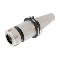 Iscar - 1mm to 16mm Capacity, 100mm Projection, DIN69871-50 Taper Shank, ER25 Collet Chuck - 0.0001" TIR, Through-Spindle & DIN Flange Coolant - Exact Industrial Supply