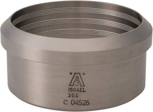 VNE - 2-1/2", Bevel Seat Style, Sanitary Stainless Steel Pipe Recessless Ferrule (Expanding) - Recessless Connection, Grade 304 - Americas Industrial Supply