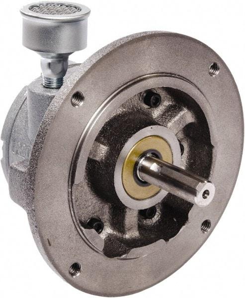 Gast - 1.7 hp Reversible Flange Air Actuated Motor - 0:00 Gear Ratio, 3,000 Max RPM, 1.181" Shaft Length - Americas Industrial Supply