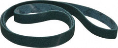 3M - 1" Wide x 64" OAL, Aluminum Oxide Abrasive Belt - Aluminum Oxide, Very Fine, Nonwoven, Series SC-BL - Americas Industrial Supply