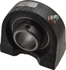 Browning - 1" ID, 3" OAL x 2-13/16" OAH Tapped Base - 1,651 Lb Static Cap, 2,801 Lb Dyn Cap, 2" Btw Mnt Hole Ctrs, 1-7/16" Base-to-Ctr Ht, Cast Iron - Americas Industrial Supply