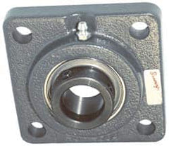 Browning - 1-15/16" ID, 5-5/8" OAL x 5-5/8" OAH 4-Bolt Flange - 5,216 Lb Static Cap, 7,889 Lb Dyn Cap, 4-3/8" Btw Mnt Hole Ctrs, Cast Iron - Americas Industrial Supply