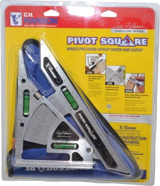 C.H. Hanson - 11" Blade Length, 8" Base Width Aluminum Square - 8 Inch Wide Base - Americas Industrial Supply