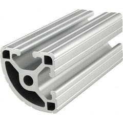 80/20 Inc. - 1-1/2" Wide x 1-1/2" High x 145" Long Open Shelving Round Extrusion Bar - Americas Industrial Supply