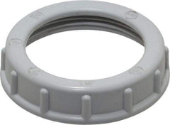 Cooper Crouse-Hinds - 1-1/2" Trade, Plastic Threaded Rigid/Intermediate (IMC) Conduit Bushing - Insulated - Americas Industrial Supply