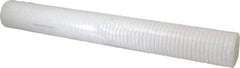 Parker - 2-1/2" OD, 5µ, Polyolefin Thermal Bonded Cartridge Filter - 20" Long - Americas Industrial Supply