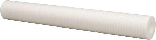 Parker - 2-1/2" OD, 100µ, Polyolefin Thermal Bonded Cartridge Filter - 20" Long - Americas Industrial Supply