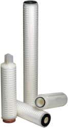 Parker - 2-1/2" OD, 5µ, Polypropylene Absolute Rated-Pleated-Melt Blown Cartridge Filter - 30" Long - Americas Industrial Supply