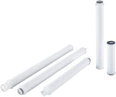 Parker - 2-1/2" OD, 30µ, Polypropylene Pleated-Melt Blown & Spun Bonded Cartridge Filter - 10" Long - Americas Industrial Supply