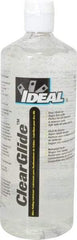 Ideal - 1 Quart Squeeze Bottle, Clear Wire Pulling Lubricant Gel - 30 to 180°F, RoHS Compliant, UL Listed - Americas Industrial Supply