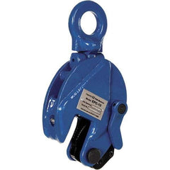 Vestil - 1,000 Lbs. Load Capacity Plate Clamp - 0.6 Inch Max Thickness, 1.56 Inch Throat Depth and 1.1 Inch Bale Opening - Americas Industrial Supply